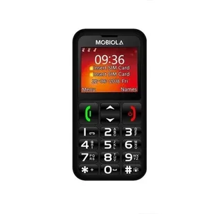 Telefon GSM Mobiola MB700 2G DualSIM dla seniora czarny - Telefony stacjonarne - miniaturka - grafika 1