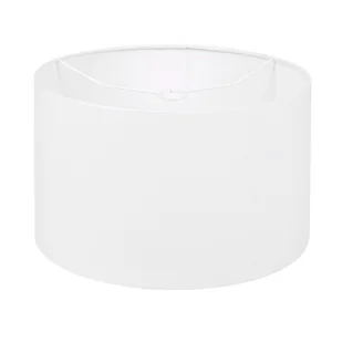 Biały abażur o średnicy 50 cm, na żarówkę E27 - Oprawy, klosze i abażury - miniaturka - grafika 1