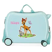 Walizki - Disney Bambi walizka dziecięca niebieska 50 x 39 x 20 cm sztywne ABS kombinowane zamknięcie boczne 34 l 1,8 kg 4 koła - miniaturka - grafika 1