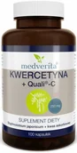 Witaminy i minerały - Medverita, Kwercetyna + Quali-C witamina C, 100 kaps. - miniaturka - grafika 1