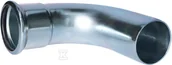 Łączniki, trójniki, kształtki - Kolano nyplowe 90° Steel - 66.7 - miniaturka - grafika 1