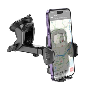 Braders Uchwyt Samochodowy do Szyby / Deski H15 czarny - Uchwyty samochodowe do telefonów - miniaturka - grafika 9