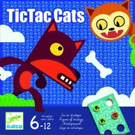 Gry planszowe - Gra taktyczna Tic Tac Cats (DJ08449) - miniaturka - grafika 1