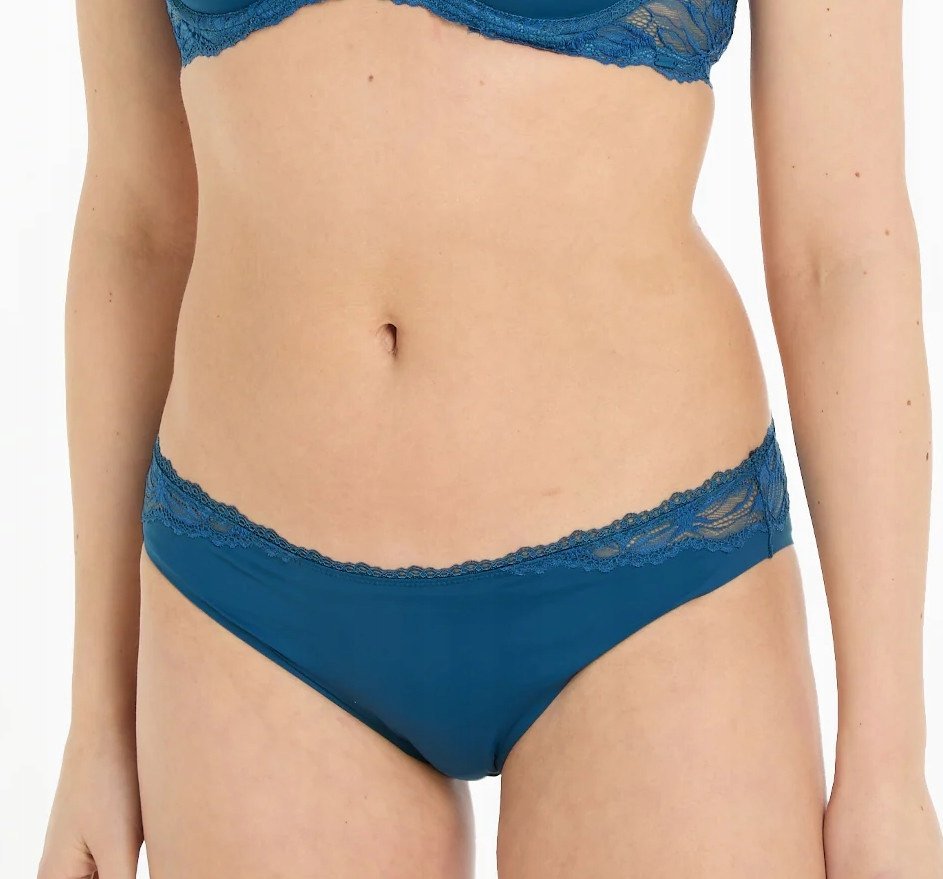 CALVIN KLEIN MAJTKI DAMSKIE ZIELONE Z KORONKĄ XL 0Z7B4_E* TIA