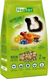 Nestor NESTOR POKARM DLA ŚWINEK MORSKICH GREEN LINE 2kg - Karma dla gryzoni - miniaturka - grafika 1