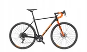 Rowery - ROWER KTM X-STRADA 30 GRAVEL M/55cm FLAMING BLACK 2022 WYPRZEDAŻ - miniaturka - grafika 1
