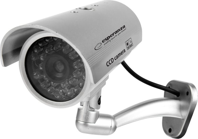 Esperanza ECA102S atrapa kamery monitoringu spectre srebrna