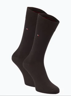 Tommy Hilfiger Skarpety pakowane po 2 szt. Mężczyźni Bawełna brązowy jednolity, 43-46 - Skarpetki męskie - miniaturka - grafika 1