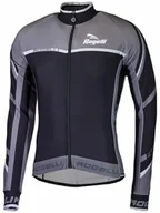 Koszulki rowerowe - Koszulka rowerowa Rogelli ANDRANO 2.0 z długim rękawem - Czarny/Szary - M - miniaturka - grafika 1