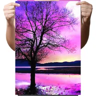 Zabawki kreatywne - Haft Diamentowy Diamond Painting,DIAMENTOWY MALARZ,Obraz DIY 5D,Mozaika Diamentowa 30x40, Natura - miniaturka - grafika 1