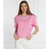 Koszulki i topy damskie - EA7 T-shirt | Regular Fit - miniaturka - grafika 1