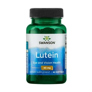 Swanson Lutein 40mg 60 softgels - Witaminy i minerały dla sportowców - miniaturka - grafika 1
