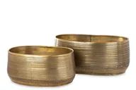 Donice - Osłonka Kpl. 2 Szt Doniczka metalowa Na Kwiaty - miniaturka - grafika 1