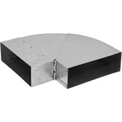 Akcesoria kominkowe - Kolano prostokątne nastawne KLN150x50/45-90-OC - miniaturka - grafika 1