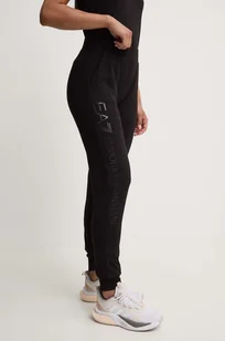 EA7 Emporio Armani spodnie dresowe kolor czarny z nadrukiem TJTXZ.8NTP85 - Spodnie damskie - miniaturka - grafika 1