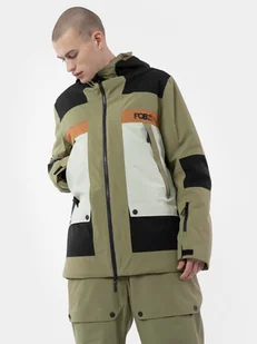 Kurtka snowboardowa męska 4F H4Z22KUMS003-43S Zielony - Kurtki narciarskie - miniaturka - grafika 1