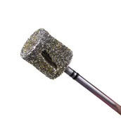 Frezarki do paznokci - Allepaznokcie Frez podologiczny próżniowy diamentowy walec ostry DA10 - miniaturka - grafika 1