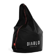 Fotele gamingowe - Pufa DIABLO CHAIRS Czarny - miniaturka - grafika 1