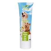 Suplementy i witaminy dla psów - Lovi Dog Snack Creme Pate Goose - pasztet dla psa w tubce, z gęsiną i witaminami 90g - miniaturka - grafika 1