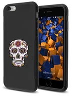 Etui i futerały do telefonów - mumbi Etui kompatybilne z iPhone 6 / 6S etui na telefon komórkowy double GRIP z motywem Calavera białe, kolorowe, czarne - miniaturka - grafika 1