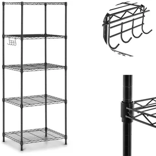 Royal Catering METALOWY DRUCIANY REGAŁ 5-PÓŁKOWY 10011582 RCMR-1500P19T - Meble gastronomiczne - miniaturka - grafika 1