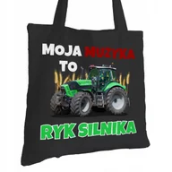 Torby i wózki na zakupy - Torba Bawełniana dla Hydraulika Czarna Na Prezent ekologiczna Trwały Nadruk - miniaturka - grafika 1