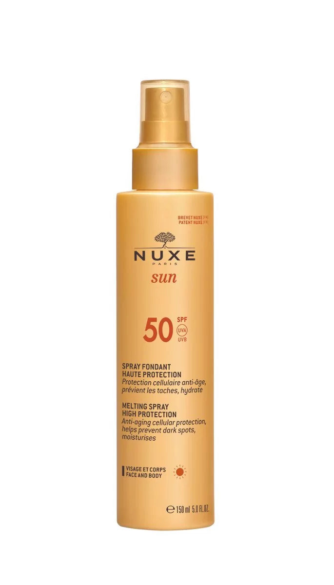 Nuxe Sun mleczko do opalania twarzy i ciała SPF50 150 ml