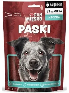 Pan Mięsko Paski Kaczka 100g przysmak dla psów dorosłych - Przysmaki dla psów - miniaturka - grafika 1