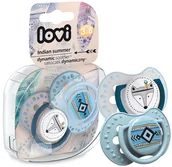 Smoczki uspokajające - LOVI SMOCZEK DYNAMICZNY ORTODONTYCZNY 2szt. 3-6 m - miniaturka - grafika 1