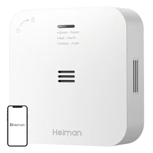 Heiman Bezprzewodowy czujnik alarm tlenku węgla  HM-720ES-W Interlinked - Systemy inteligentnych domów - miniaturka - grafika 1