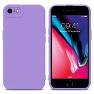 Etui i futerały do telefonów - Pokrowiec Etui Do Apple iPhone 7 / 7S / 8 / SE 2020 w FLUID JASNY FIOLET TPU Silikonowe Obudowa Ochronny Case Cover Cadorabo - miniaturka - grafika 1