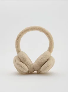 Reserved - Nauszniki z regulacją - beżowy - Moda i Uroda OUTLET - miniaturka - grafika 1
