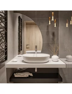 Lustro półokrągłe w dwóch częściach - DOPPIO, Lustro: 120x60 - Lustra Lustro półokrągłe w dwóch częściach - DOPPIO, Lustro: 120x60 - Lustra - miniaturka - grafika 1