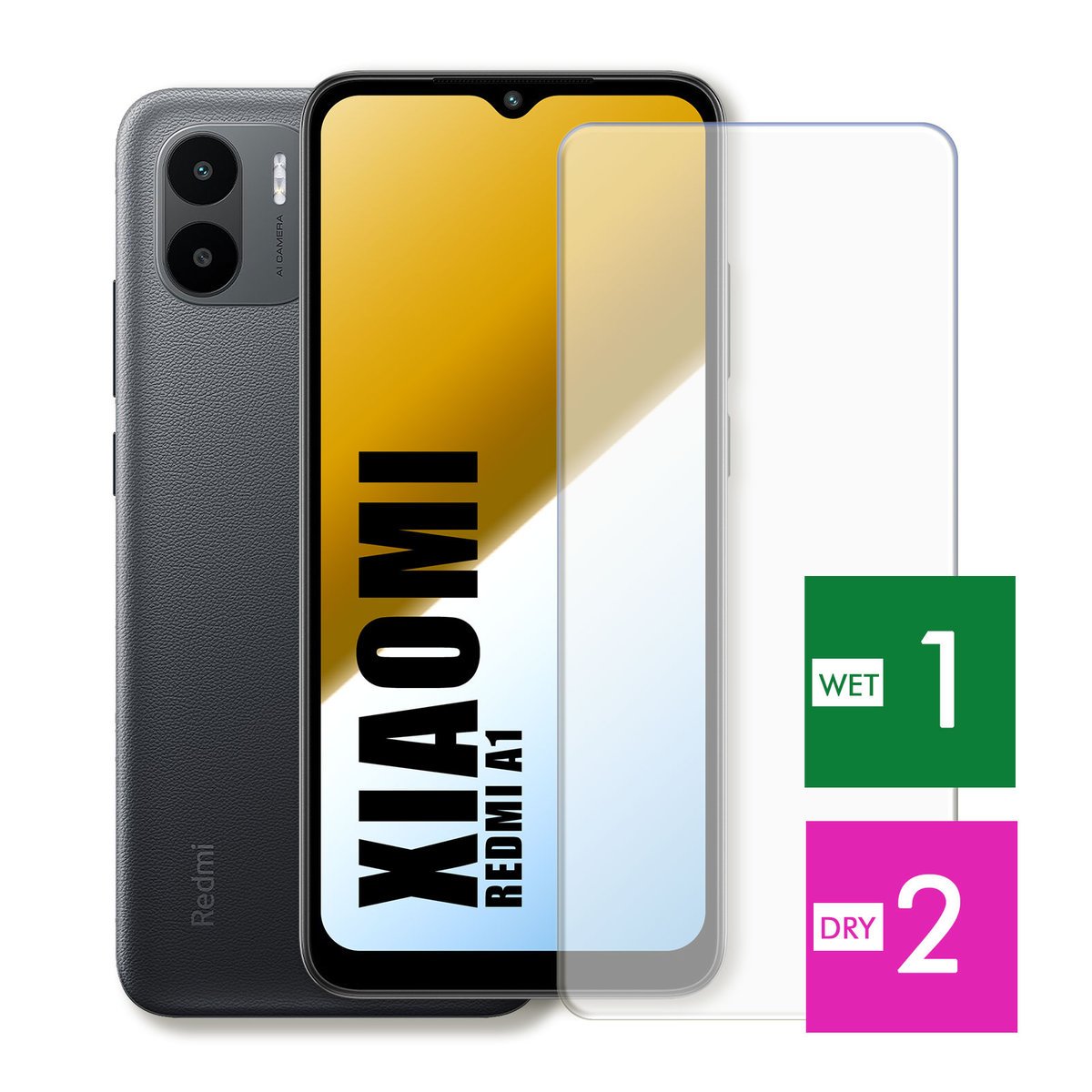 WZMOCNIONE SZKŁO DO XIAOMI REDMI A1 A1 PLUS 11A SZYBKA HARTOWANE 9H JAKOŚĆ