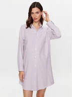 Piżamy damskie - Lauren Ralph Lauren Koszula nocna ILN32271 Fioletowy Regular Fit - miniaturka - grafika 1