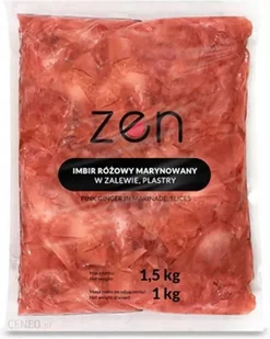 Imbir marynowany różowy do sushi 1,5kg - Zen - Szybkie dania obiadowe - miniaturka - grafika 1