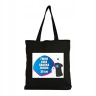 Torby i wózki na zakupy - Eko Torba Z Własnym Nadrukiem Logo Personalizacja Shopper Zakupy Bawełna #2 - miniaturka - grafika 1
