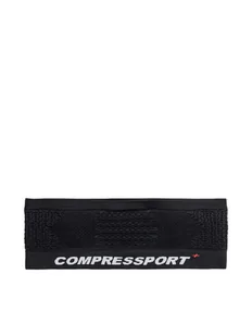 Compressport Opaska materiałowa On/Off XBNU3909 Czarny - Czapki i chusty sportowe męskie - miniaturka - grafika 1
