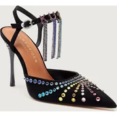 Czółenka - Kurt Geiger Szpilki KURT CRYSTAL zamsz - miniaturka - grafika 1