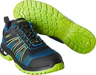 Obuwie robocze - Mascot F0130-849-91133 Footwear Energy S1P półbuty ochronne, sznurowadła, czarne/chabrowe/limonkowe, rozmiar 40 - miniaturka - grafika 1