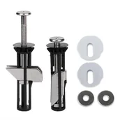 Wyposażenie ciemni fotograficznej - Uniwersalne i do deski sedesowej, mocowanie zawiasów z szybkozłączką, zestaw do wymiany deski sedesowej Łatwa instalacja, (2 sztuki, 5,5 * 1,2 cm) - miniaturka - grafika 1