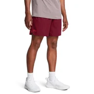 Spodenki męskie - Męskie Spodenki UNDER ARMOUR UA VANISH WOVEN 6IN SHORTS 1373718-626 – Bordowy - miniaturka - grafika 1