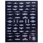 Ozdoby do paznokci - Naklejki Do Paznokci Cienkie Colorf Cb White 175 - miniaturka - grafika 1