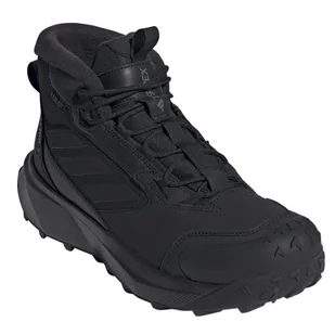 Buty adidas Terrex Winter Boot Mid Leather M (kolor Czarny, rozmiar 42 2/3) - Buty trekkingowe męskie - miniaturka - grafika 1