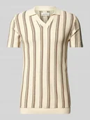 Koszulki męskie - Koszulka polo o kroju slim fit z prążkowanymi wykończeniami model ‘BHAMOS’ - miniaturka - grafika 1