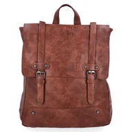 Torebki damskie - Plecak Damski XL Vintage firmy Herisson 1652L2049 Brązowy - miniaturka - grafika 1