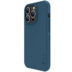 Nillkin Super Frosted Shield Pro etui iPhone 14 Pro Max pokrowiec na tył plecki niebieski - Etui i futerały do telefonów - miniaturka - grafika 2