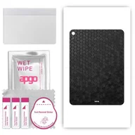 Akcesoria do tabletów i e-booków - folia naklejka skórka strukturalna na TYŁ do Apple iPad Air 11 6 gen. 2024 - Plaster Miodu Czarny - apgo SKINS - miniaturka - grafika 1