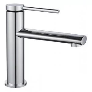 Rea B6514 Oval Chrome Bateria umywalkowa niska - Baterie umywalkowe - miniaturka - grafika 1