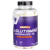 Aminokwasy - Trec L-Glutamine Micronized T6 240caps - miniaturka - grafika 1
